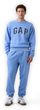 898181-02 Mikina s logem Unisex Modrá