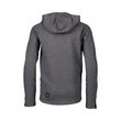 Merino Zip Hood Jr Sylvanite Grey Melange