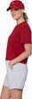 Base Cropped T-Shirt Women Mini Logo dark mammut red