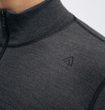 WarmWool mockneck M's Marengo/Jet Black