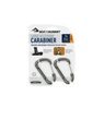 Accessory Carabiner Large Set 2pcs, Titanium