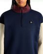 COLORBLOCK HALF ZIP MOCK DRESS BLUES/PORT ROYALE
