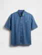 779252-00 Oversize džínová košile Tmavě modrá