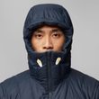 Expedition Pack Down Hoodie M Flame Orange-UN Blue