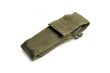BIVOUAC ARMY GREEN HANDLE - TEXTILE POUCH - FORK and SPOON