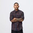 Fjällglim Regular Shirt M Dark Navy-Maroon