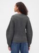 820755-00 Žebrovaný kardigan Šedá
