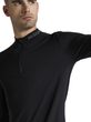 MIGHTYWOOL SHIRT LS 1/2 ZIP MEN X Black