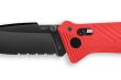 CAC PA6 FV RED HANDLE SERRATED