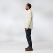 Övik Relaxed Hemp Shirt LS M Chalk White-Green