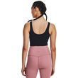 Meridian Fitted Crop Tank-BLK