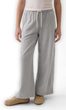 879366-02 Dětské kalhoty Relaxed Wide-Leg Šedá