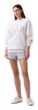 898181-03 Mikina s logem Unisex Bílá