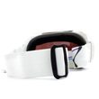 1561 B005M CRUX WHITE AND STRIPES DARK ROSE FLASH MIRROR - Lyžařské brýle