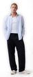 887952-01 Košile z lněné směsi Standard Fit Modrá