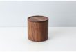 Dóza kulatá z ořechového dřeva 13 cm
