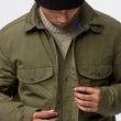 Övik Down Shirt Jacket M Wood Brown