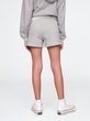 Dětské kraťasy s logem Šedá