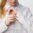 Övik Lite Flannel Shirt W Chalk White-Lavender Mist