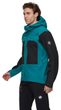 Taiss HS Hooded Jacket Men deep teal-black
