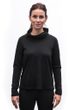 MERINO BLEND dámské triko dl.rukáv rolák černá