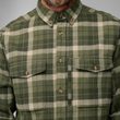 Värmland Heavy Flannel Shirt M, Dark Sand-Dark Navy