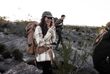 Fjällglim Shirt M Wood Brown-Chalk White