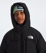 B NORTH DOWN HOODED JACKET, TNF BLACK