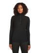 W 175 Everyday LS Half Zip BLACK