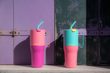 Rise Tumbler 769 ml (w/ Flip Straw Lid) - Turquoise Kaleidoscope