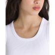 Drew Rib Tank White