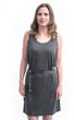 MERINO LITE šaty bez rukávu anthracite gray