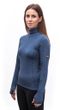 MERINO BOLD dámské triko roll neck dl.rukáv cool blue