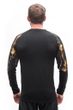 MERINO IMPRESS pánské triko dl.rukáv černá/cosmos