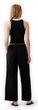 874424-03 Kalhoty z lněné směsi Wide-Leg Černá