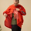 Hoja Rain Fox Poncho Flame Orange