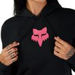 W Fox Head Fleece Po Black/Pink