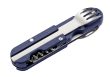 BIVOUAC BLUE HANDLE - TEXTILE POUCH - FORK and SPOON
