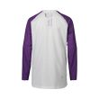 Y's Essential MTB LS Jersey Hydrogen White/Sapphire Purple