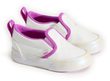 Slip-On V Glitter Pearl White/Purple