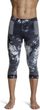 ENERGY ACCUMULATOR WILD 3/4 PANTS TieDye X Black/X White