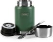 Termoska na jídlo se skládácí lžící a šálkem 710 ml - smrkově zelená