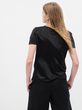 757756-01 Tričko s výstřihem do V Černá