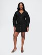 716266-00 Džínové mini šaty Černá