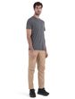M Mer 150 Tech Lite III SS Tee GRITSTONE HTHR-013