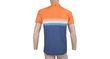 CYKLO SUMMER STRIPE pánský dres kr.rukáv modrá/oranžová