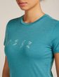 Women Mer 150 Tech Lite SS Tee Snow Day TOPAZ