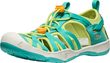 MOXIE SANDAL YOUTH, bright aqua/bright marigold