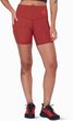 Massone Short Tights Women dark mammut red