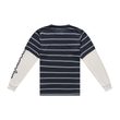 SKYLINE FAKIE RIDE TEE STRIPE CARBON